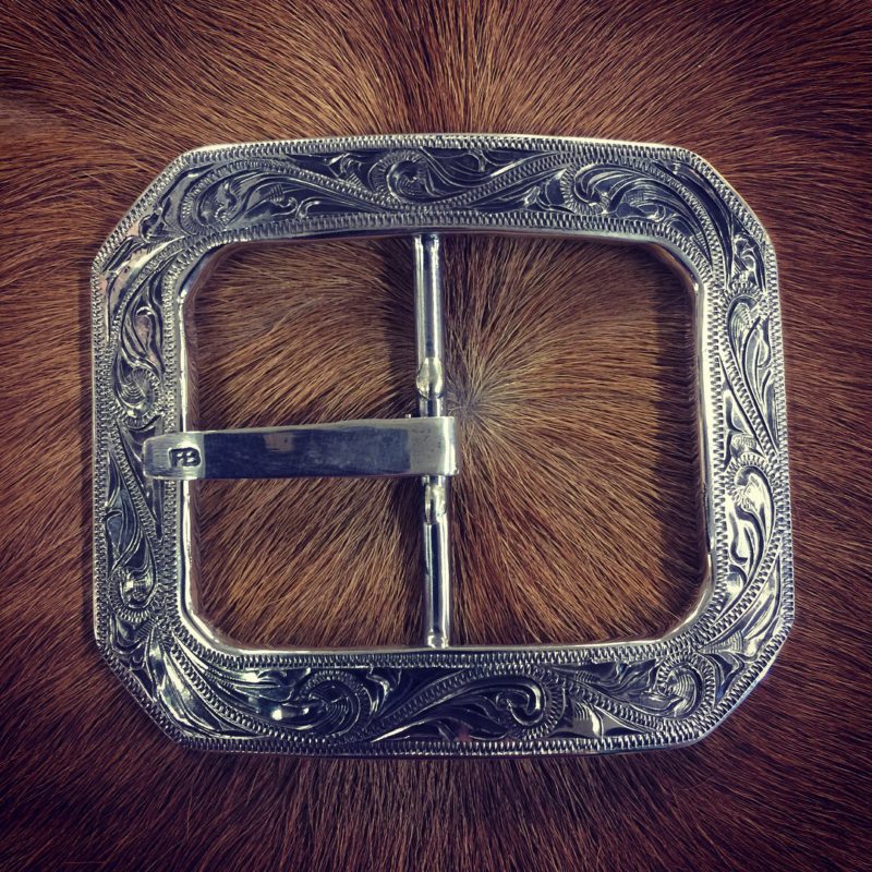 solid silver buckles